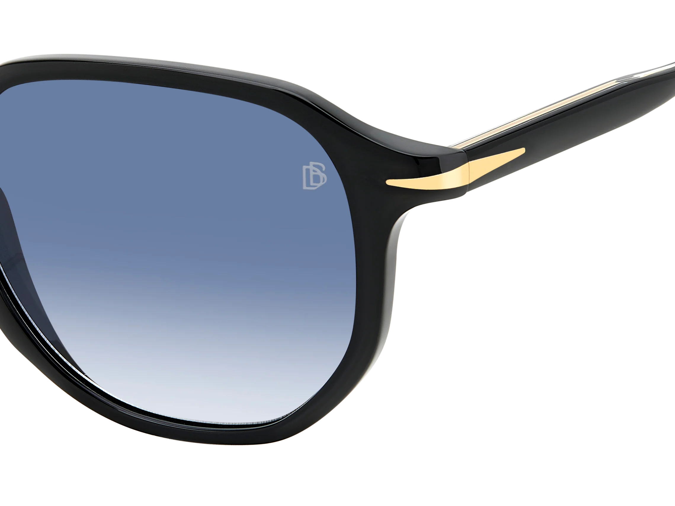 DB 1140/S - Black - Dk Blue Shaded - Image 3