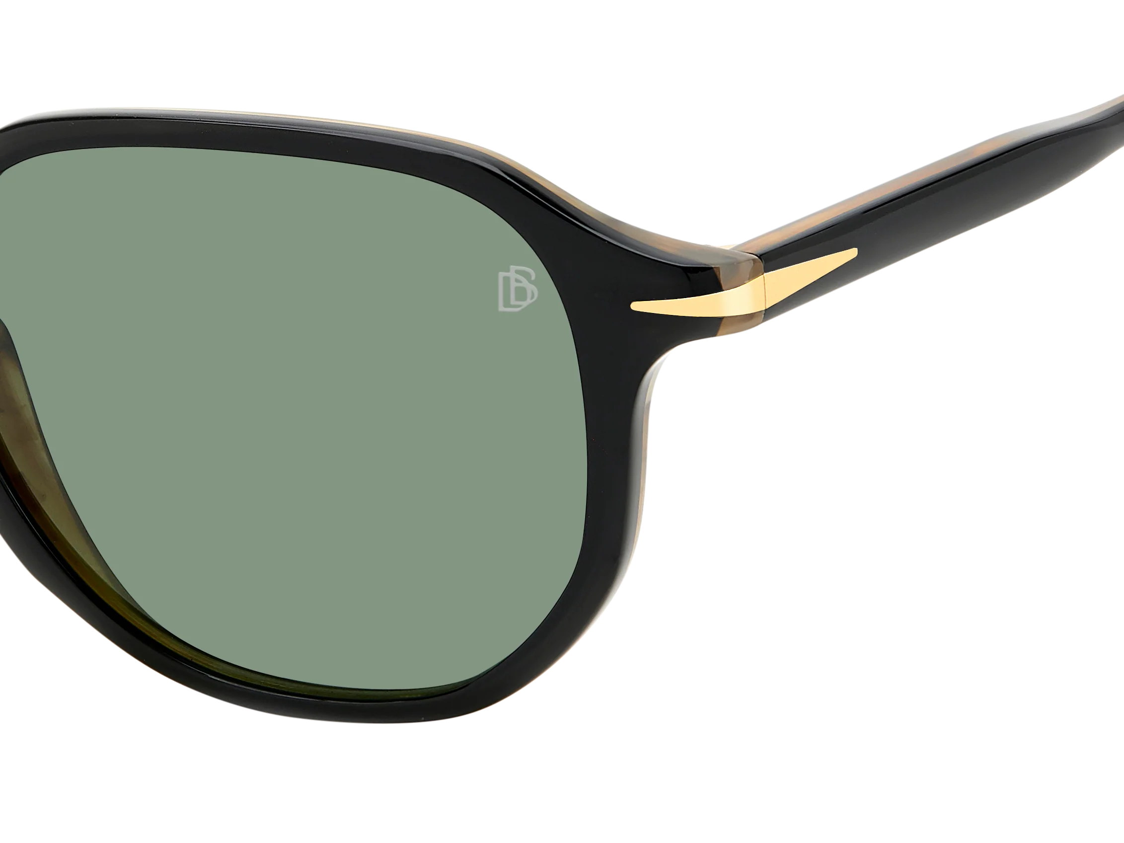 DB 1140/S - Black Striped Brown - Green Lightgreen Antireflex - Image 4