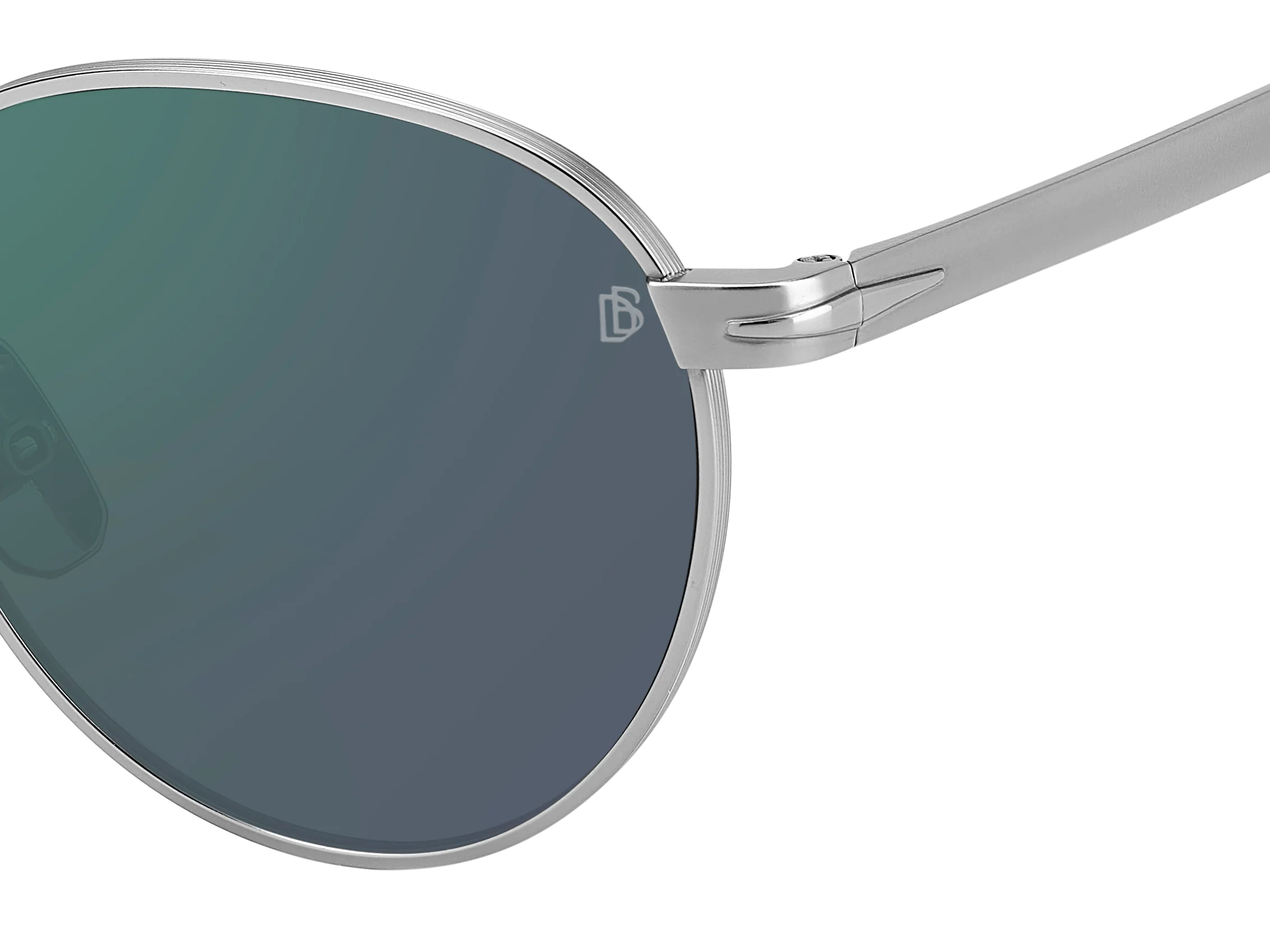 DB 1142/S - Matte Ruthenium - Green Mirror - Image 4