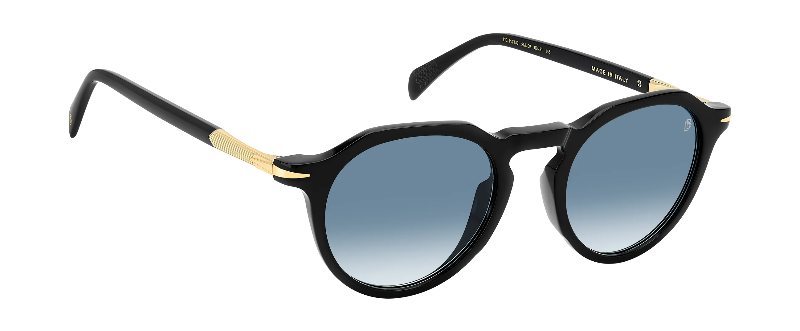 DB 1171/S - Black Gold - Dk Blue Shaded - Image 3