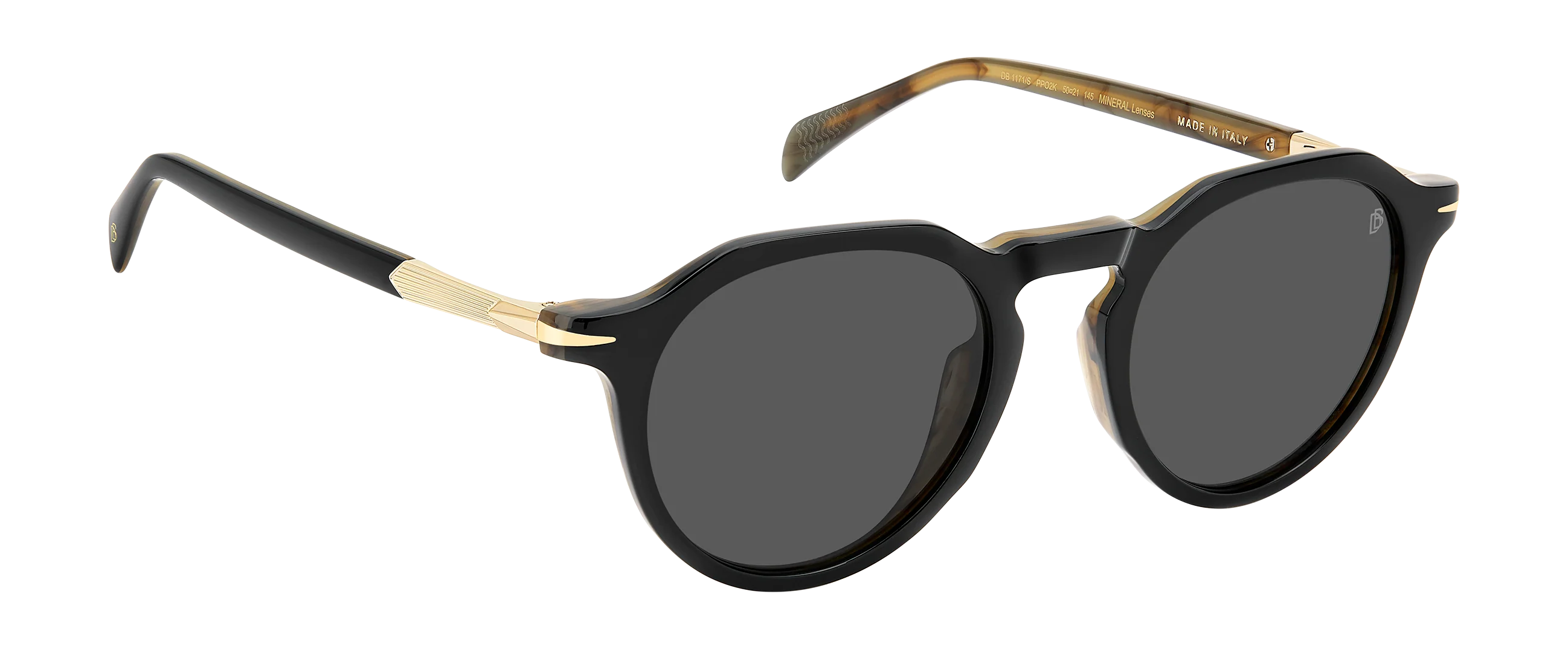 DB 1171/S - Striped Black Beige - Grey Antireflex - Image 3