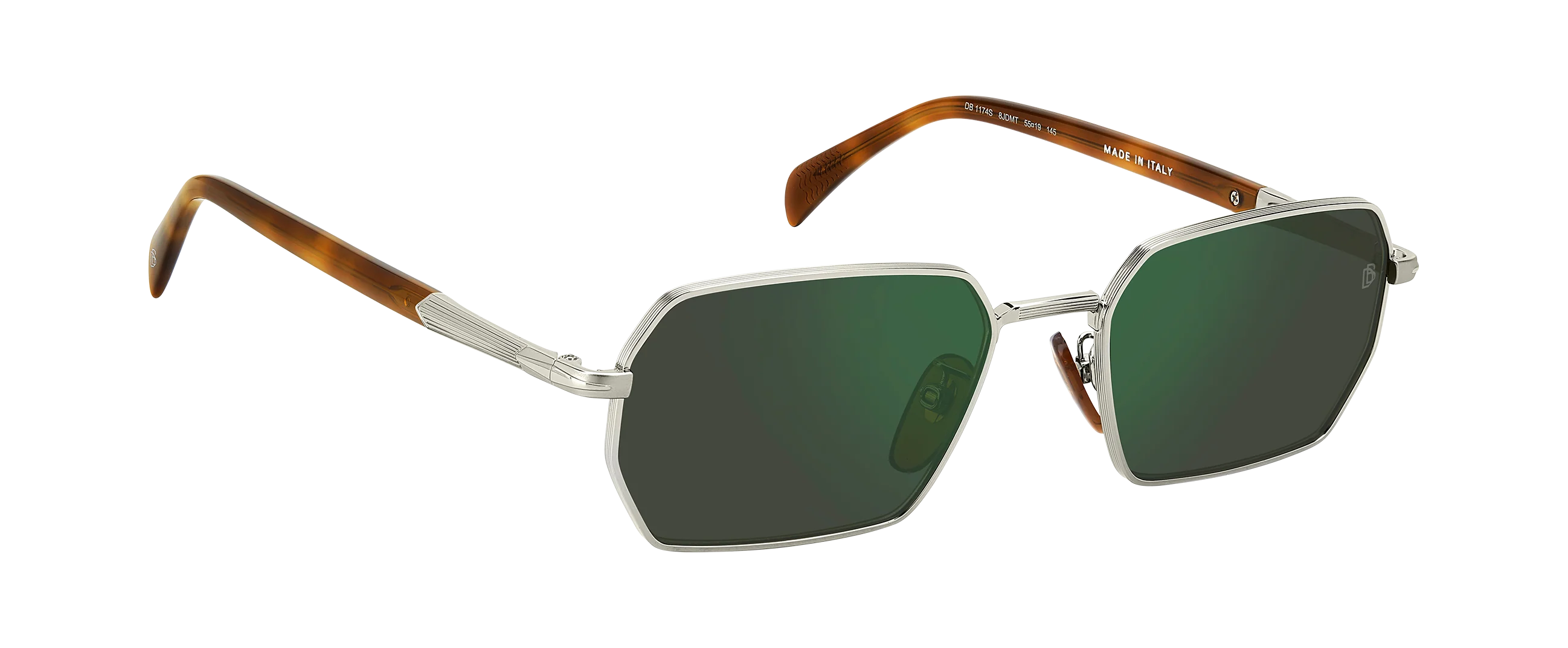 DB 1174/S - Palladium Havana - Green Mirror - Image 3