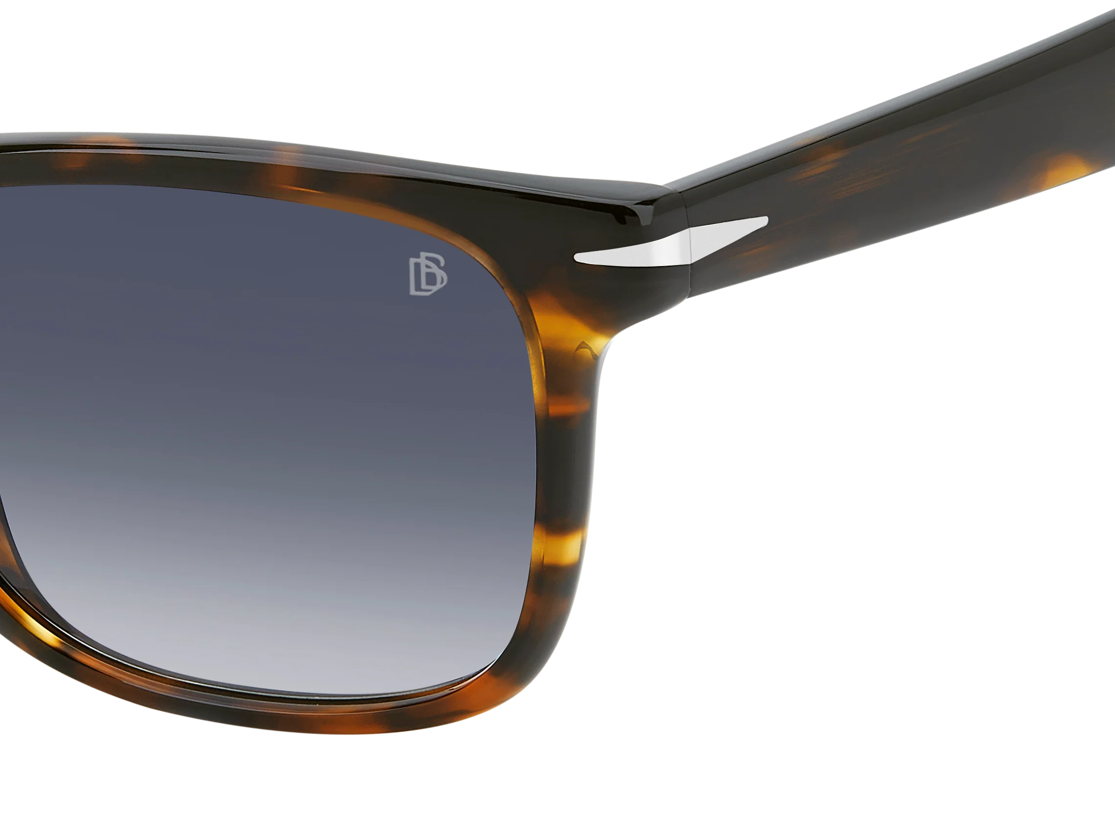 DB 1197/S - Brown Havana - Dk Blue Shaded - Image 4