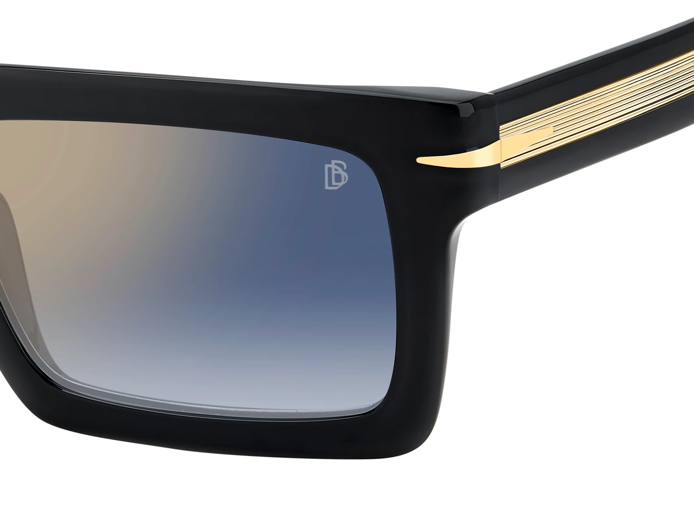 DB 7126/S - Black Gold - Blue Shaded Gold Mirror - Image 4