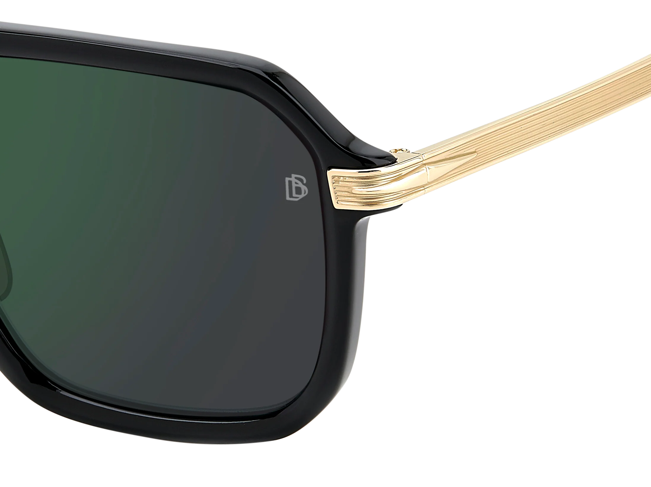 DB 7136/S - Black Gold - Green Mirror - Image 4