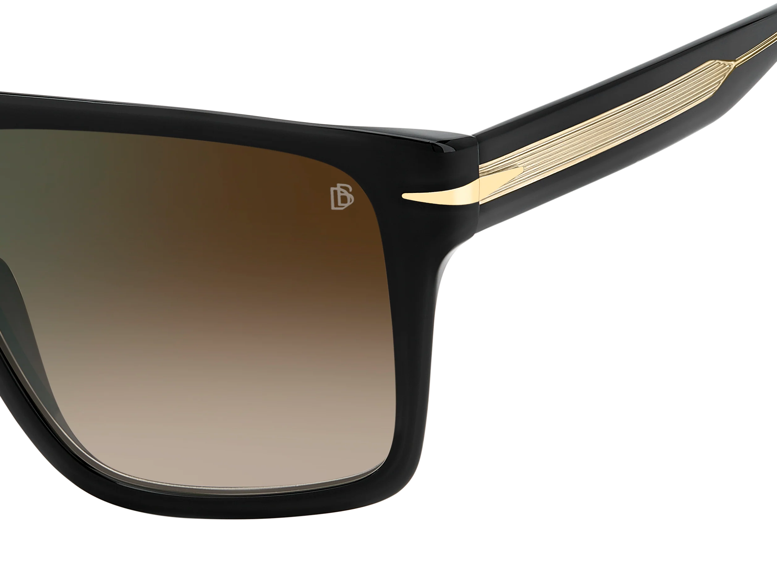 DB 7149/S - Black - Brown Shaded Green Mirror - Image 4
