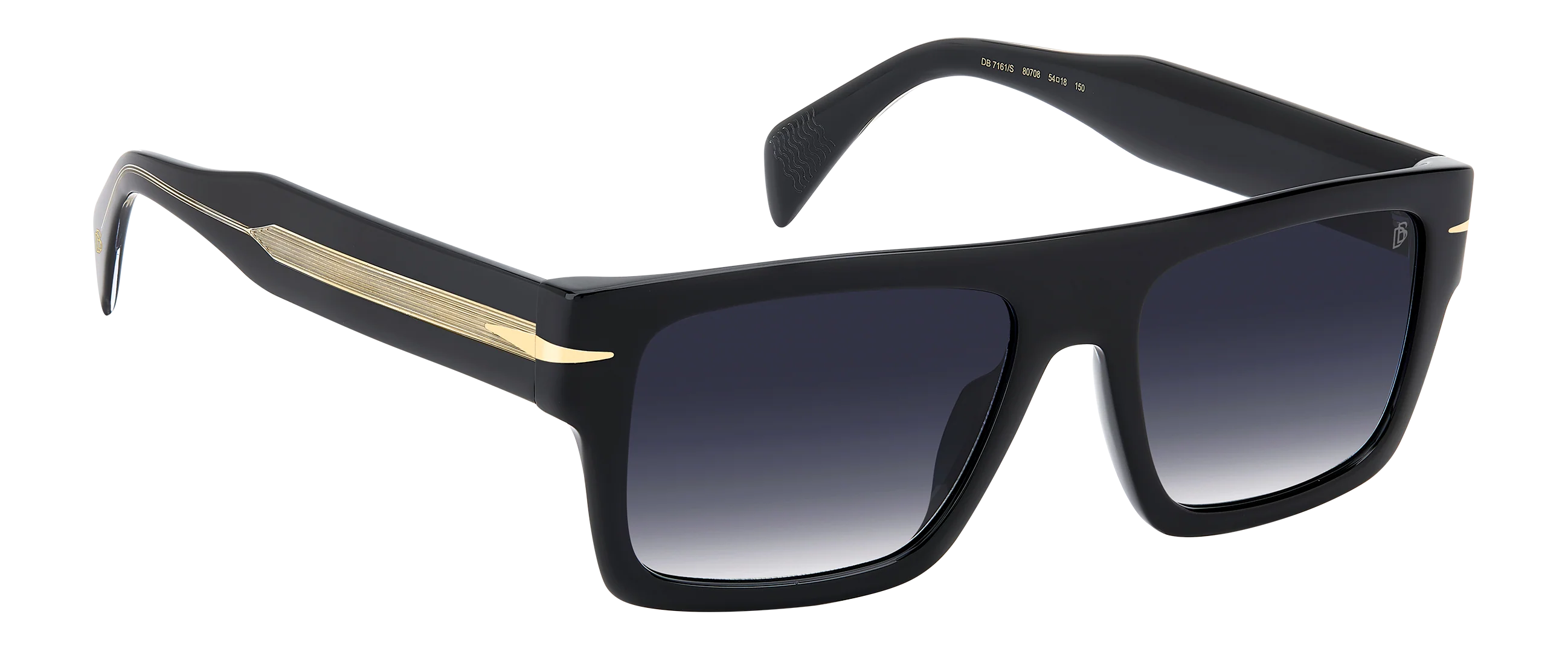 DB 7161/S - Black - Dk Blue Shaded - Image 4